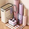 Sturdy Cloth Yoga Mat Holder Foldable Storage Box for Exercise Equipment Organization