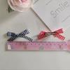 2pc Cute Plaid Bow Hair Side Clips Hairpin for Women Girls Kids Headband for Party School Work Hair Accessories Headwear