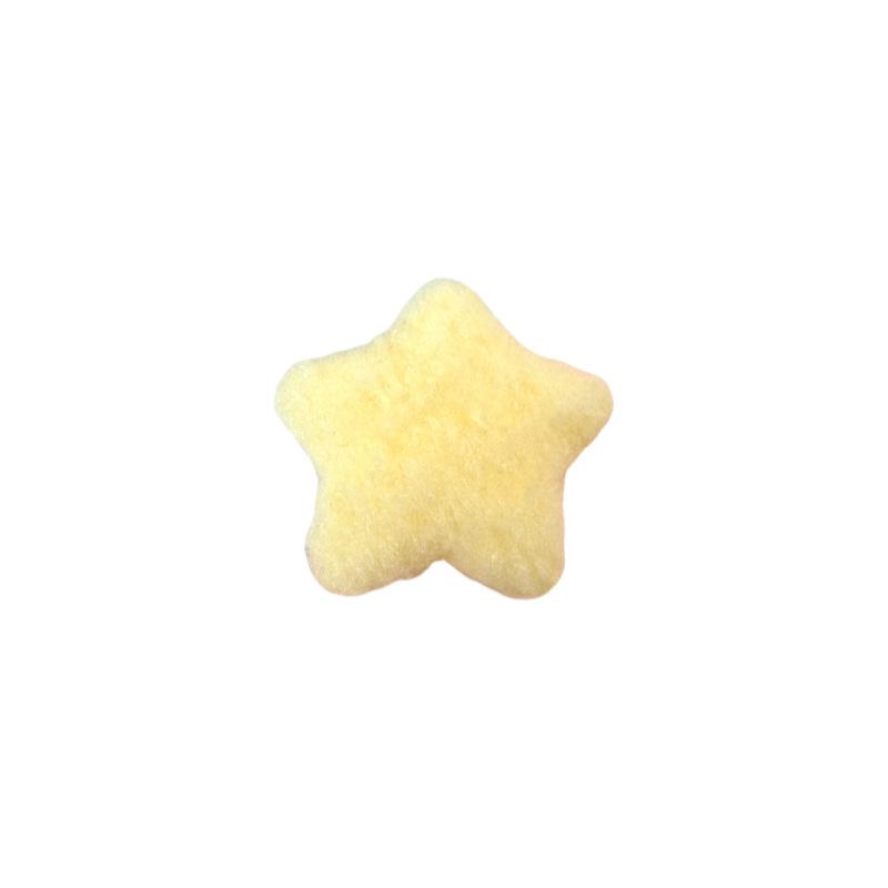 Double-Sided Plush Star Charms for DIY Hair Clips & Clothing Decoration