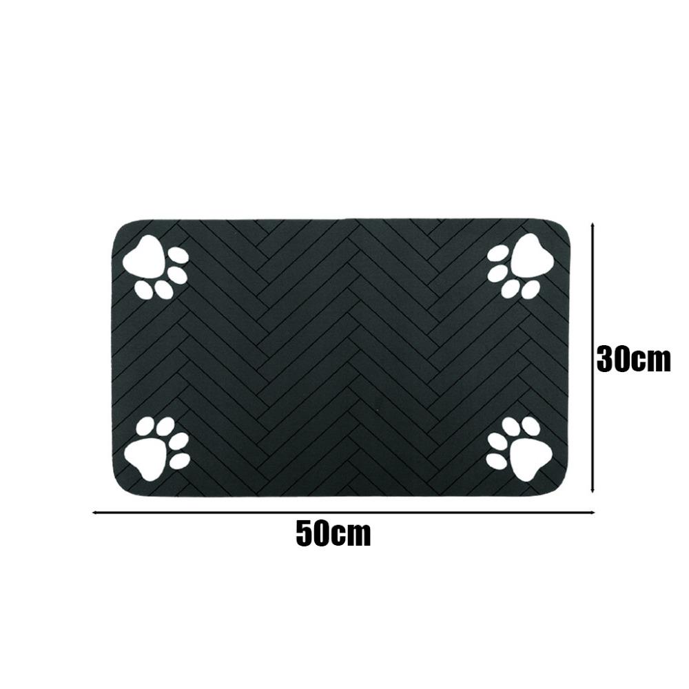 

Впитывающий коврик для кормления питомца, грязеотталкивающие напольные коврики, простые коврики для питомца S2-30x50cm