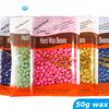 400g/300g/200g /50g Hot Film Hard Wax Depilatory Wax Beans Pellet Waxing Face Body Hair Removal Wax Beans for Wax Heater Machine