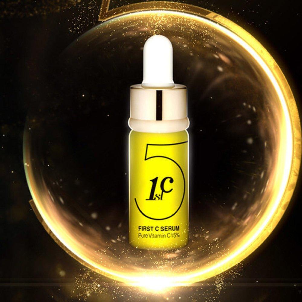 First C Vitamin C 5 Pure Serum 1 box (5P) Whitening, blemish lifting, wrinkle improvement around the eyes, peptide elasticity cosmetics