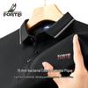 FORTEI Men's 7A Antibacterial Cooling Short Sleeve Polo T-Shirt