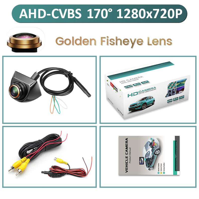 

GreenYi 360° Регулируемая передняя/задняя камера, объектив «рыбий глаз» OEM Mini Style, боковая/задняя камера ночного видения, водонепроницаемая