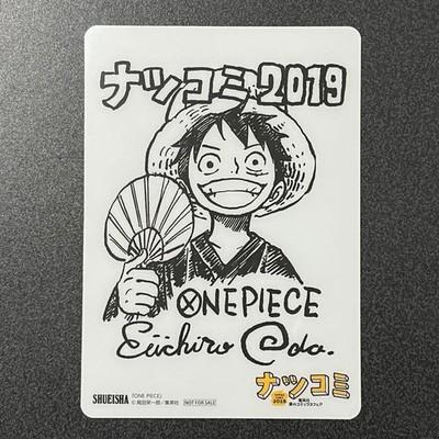 

ONE PIECE Копи-знак Иллюстрация Открытка Эйитиро Ода Natsucomi 2019 JP