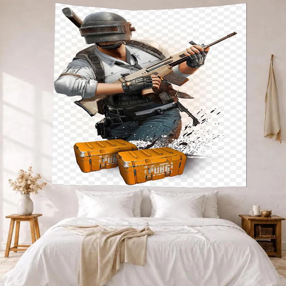 Pubg Wall Decor Tapestry Art For Pet Memorial Birthdaywedding Party Backdrop Family Gift