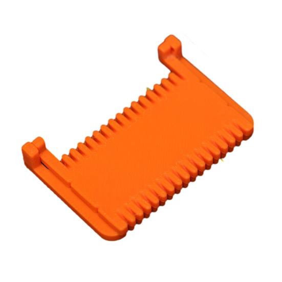 

Clip-On Sewing Ruler Edge Stitch Lock And Sewing Gauge Quilting Template with 1.5mm 2mm 3mm 4mm Spacing Hand Sewing Tool for Even Stitches помаранчевий