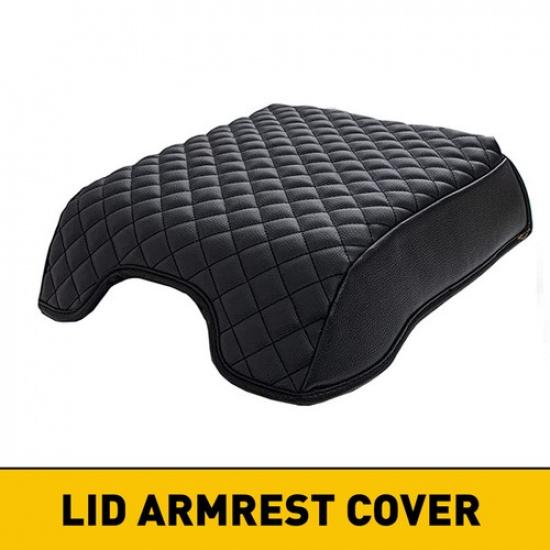 For 2015- Ford F150 Bucket Seat Center Console Lid Armrest Cover Cushion Pad