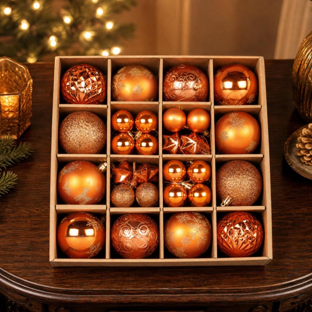 44 Stück Hängedekoration Einfach aufzuhängen Weihnachtsbaumschmuck Leicht für saisonale Dekoration zu Hause