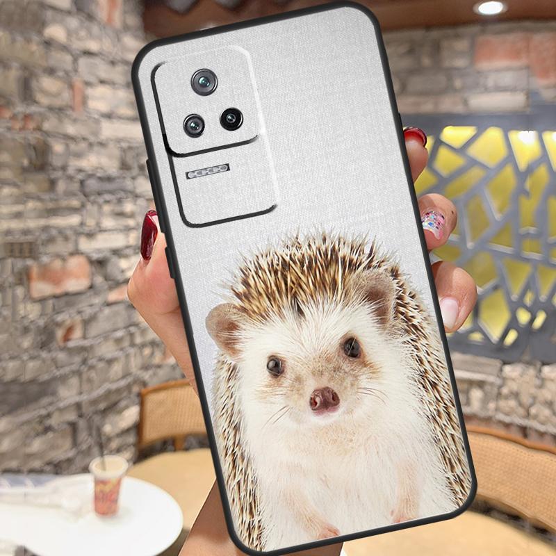 Animal Hedgehog Case For Xiaomi 14T Pro 13T 11T 12T 13 14 15 Ultra POCO X6 X7 Pro X3 X5 M6 F5 F6 Pro Cover