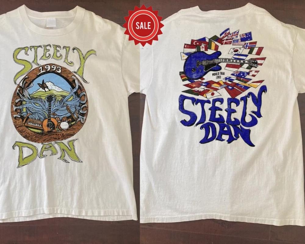 VTG Steely Dan World Tour T-Shirt Cotton Adult S-5XL GS564 Unisex T-Shirt XXXL