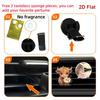 Diffusore decorativo a clip per bocchetta d'aria per auto, motivo piatto 2D a forma di polpaccio (fragranza non inclusa), clip decorativa per bocchetta d'aria dell'auto, diffusore di aromaterapia per auto