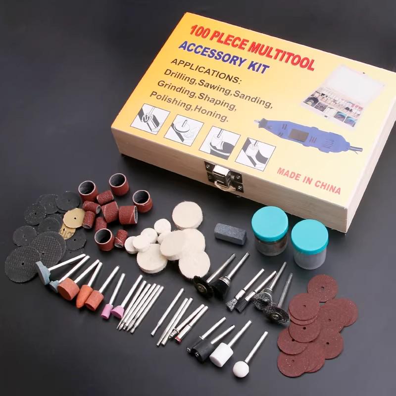 Electric Grinder Accessory Set for Carving, Cutting, Grinding, Polishing, and Rust Removal - Compatible with Angle Grinders and Electric Drills