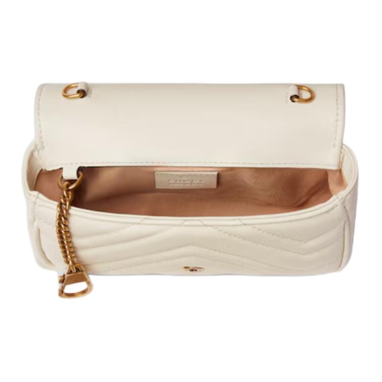 Gucci Item Supermini With Mystic White/M.White Women Bags 476433-DTDCT-9022