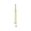 Charm Chain With White Zircons - Gold - D-071 25 Mm