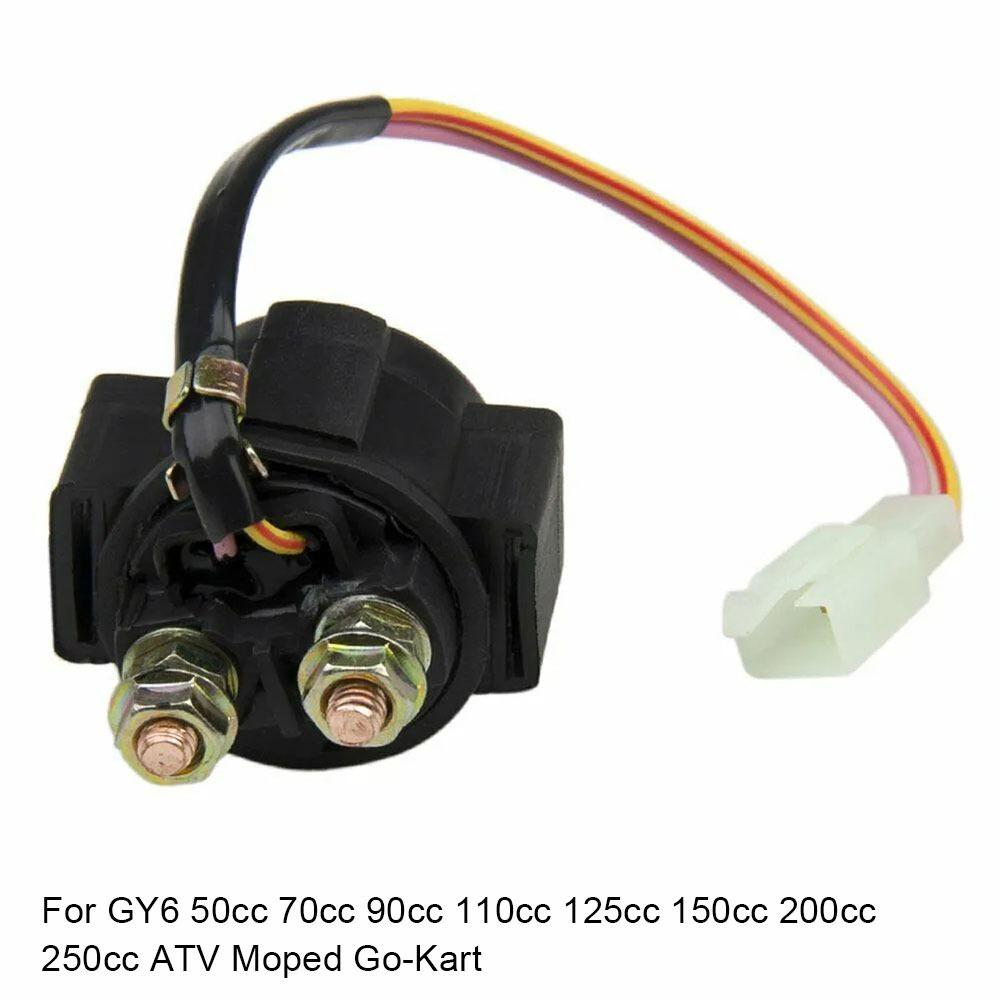

1Pcs 2-Pin Motorcycle Electrical Starter 12V Universal Solenoid Relay Switch Starter Relay Solenoid