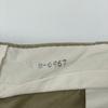 U.S.ARMY 60's Beige M-45 Chino Pants with RAPID Double Claw Zipper and 4 Pockets Bottoms Not Written beigeUsed