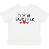 Inktastic Ich liebe meinen Babysitter Baby T-Shirt Babysitters Bester Von Junge Mädchen Herz