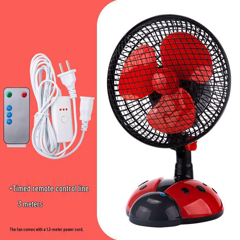 Silent Mini Fan: Cartoon Design for Dorms, Desks, and Offices
