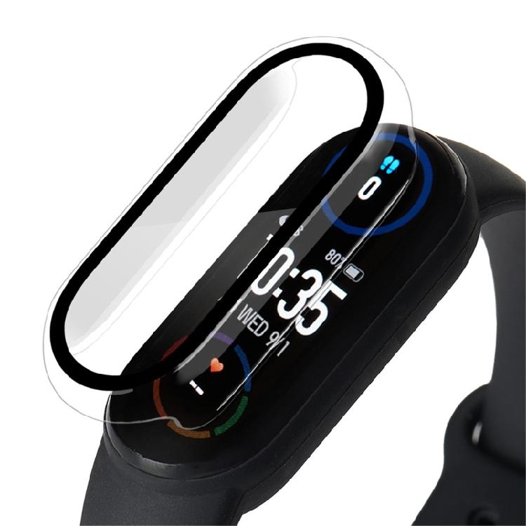 

9D Film Glass for Mi band 3 4 5 6 Nfc Screen Protector Case+Film чистый