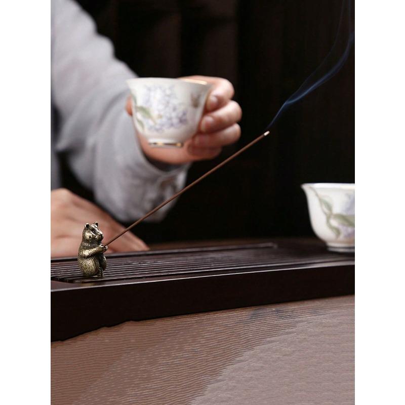 Chinese Zodiac Incense Holder, Vintage Alloy Incense Burner for Ox, Horse, Pig, Chicken, Rat, Dog, Snake, Dragon, Monkey, Sheep, Tiger, Rabbit, Turtle