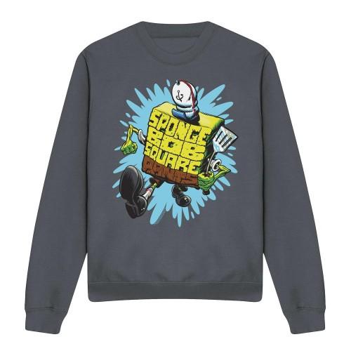 SpongeBob SquarePants Unisex Adult Letter Sweatshirt