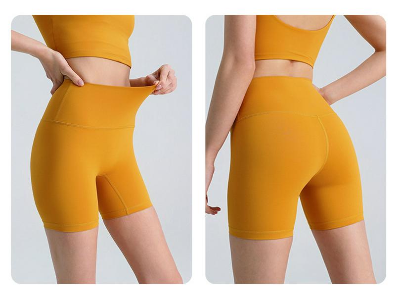High-Waisted Butt-Lifting Yoga and Cycling Shorts for Women