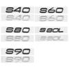 3D Metal Car Emblem Letter Decorative Stickers Badge Decal For Volvo T6 S40 S60 S90 XC40 XC60 XC90 V40 V50 V60 V90 T5 AWD C30 C7