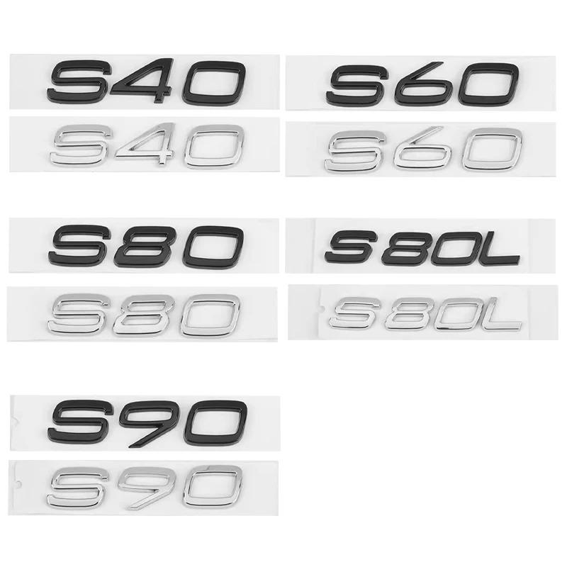3D Metal Car Emblem Letter Decorative Stickers Badge Decal For Volvo T6 S40 S60 S90 XC40 XC60 XC90 V40 V50 V60 V90 T5 AWD C30 C7