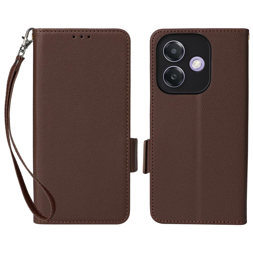 Phone Case for Oppo A3x 5G/A3X 4G/A3 4G/A3 5G/A40M 4G/A40 4G/A3i 5G/A60 5G Litchi Texture PU Leather Wallet Phone Cover