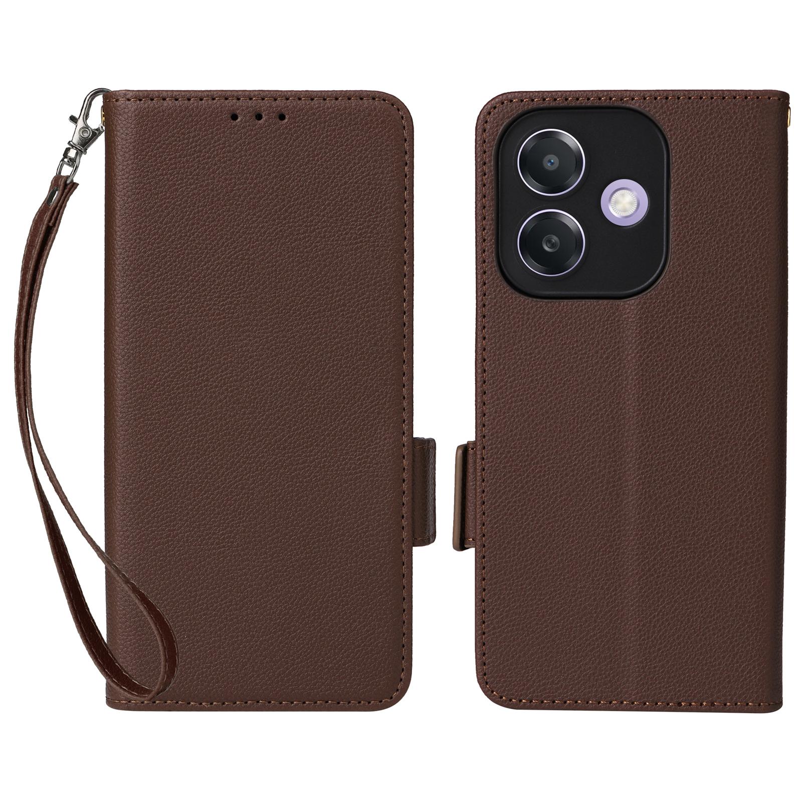 Phone Case for Oppo A3x 5G/A3X 4G/A3 4G/A3 5G/A40M 4G/A40 4G/A3i 5G/A60 5G Litchi Texture PU Leather Wallet Phone Cover G