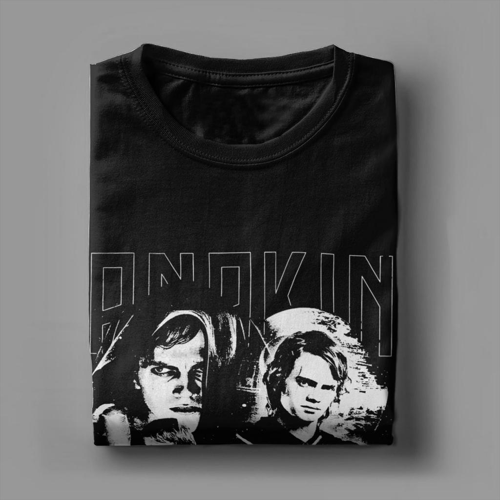 Anakin Skywalker T Shirt for Men Pure Cotton Casual T-Shirt O Neck  Tees Short Sleeve Clothing Plus Size