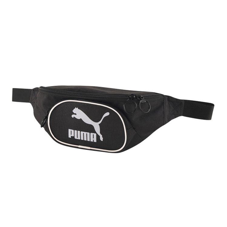

New PUMA Fabric Fanny Pack Regular Unisex Black 076928-01 25.9*2.0*11.4CM
