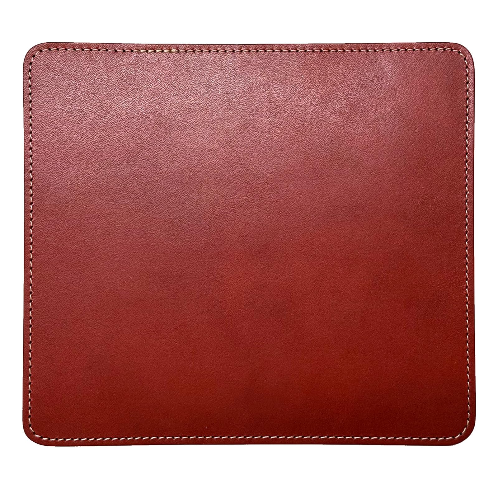Mouse Tochigi Made in Leather on Both Box Red Acacia Style High-Quality Pad, Leather, Japan, Sides, Included,