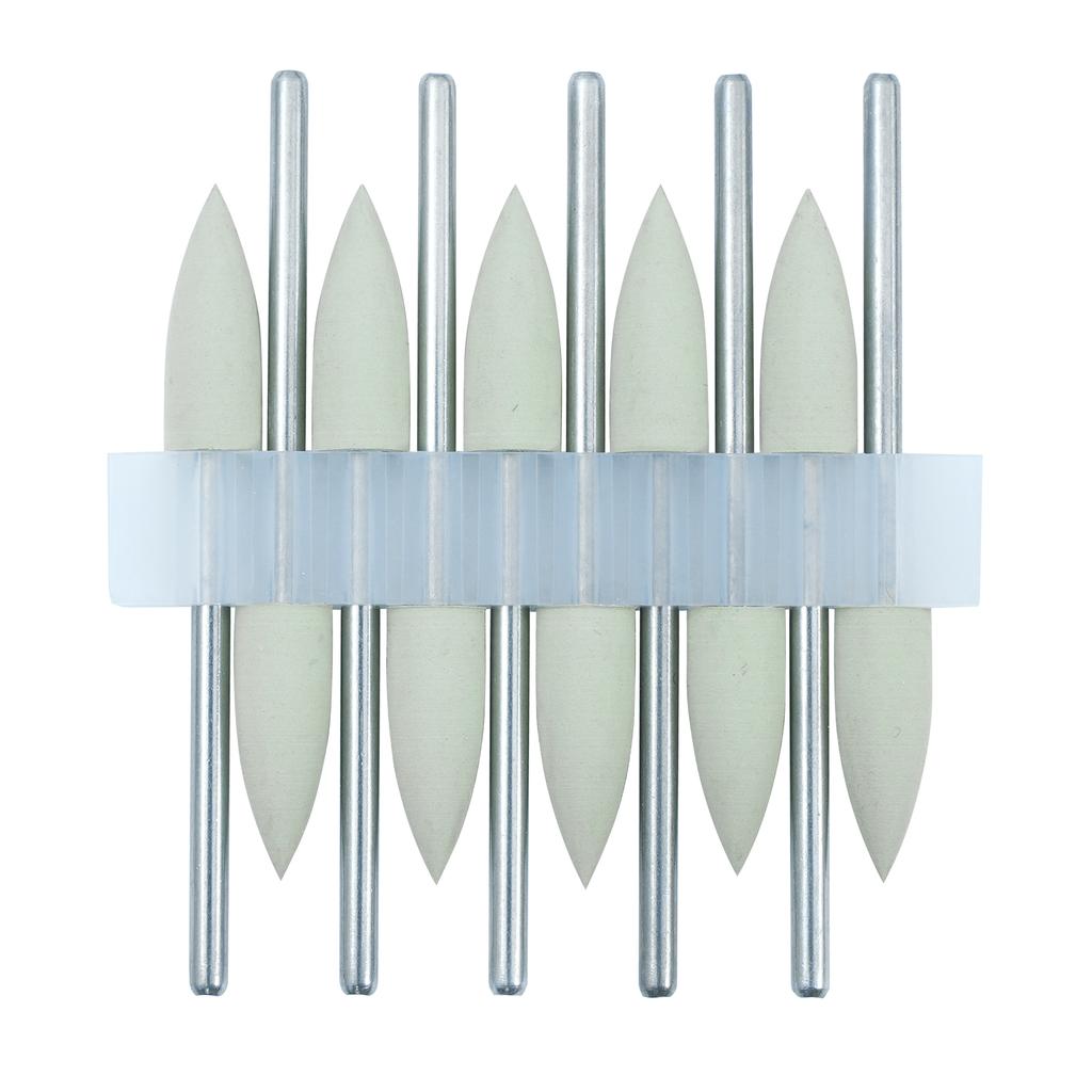 10Pcs/Lot 2.35mm Dental Silicone Rubber Polishers Burs Grinding Heads HP Shank Drill Rotary Teeth Whitening Dentist Tool