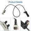 4 Pcs ABS Wheel Speed Sensors Compatible with Jeep Grand Cherokee Commander 2006 2007 2008 2009 2010, Front and Rear abs Sensors, Replacement for