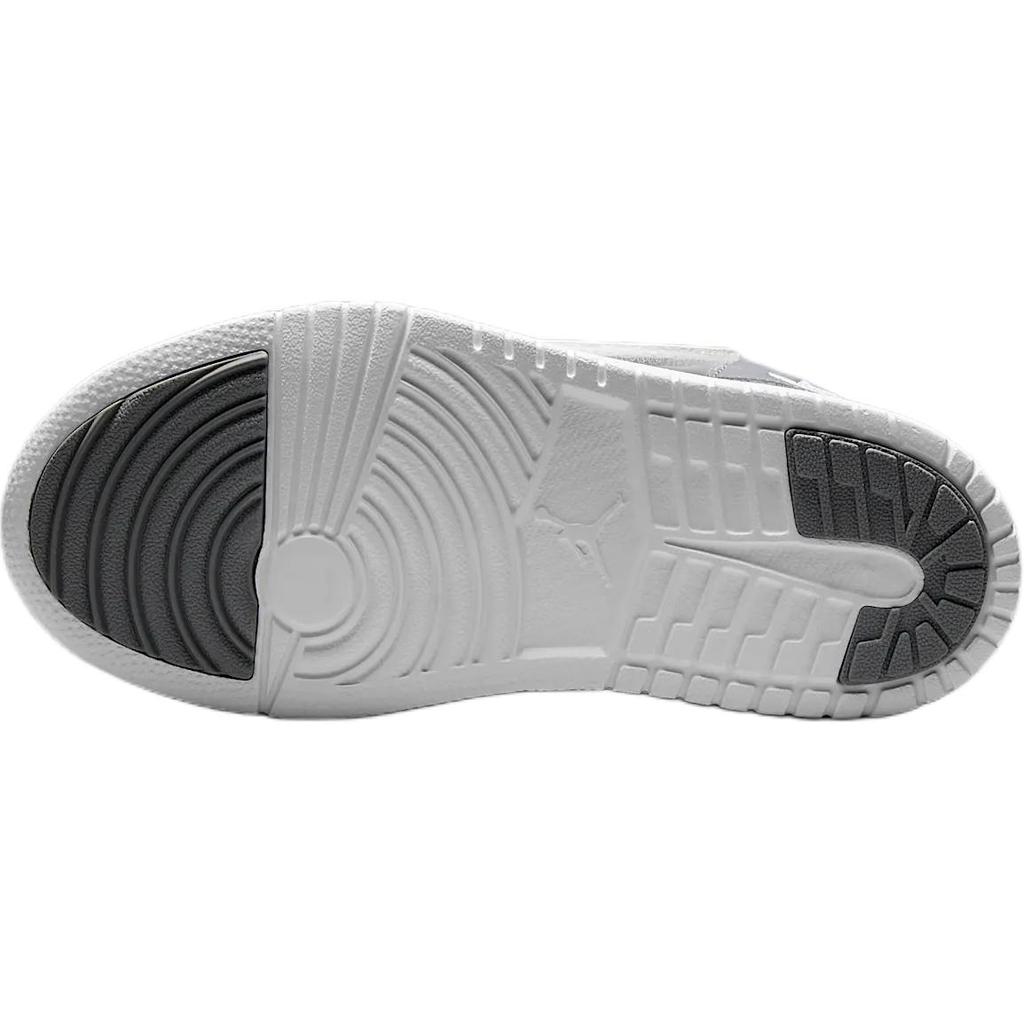 New Nike Anti Slip Wear Resistant High Top Kids' Skateboarding Shoes Gray White Kids' BQ7197-011