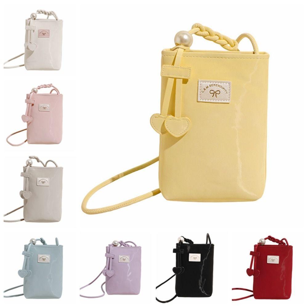 Solid Color Small Square Bag Multifunctional Single Shoulder Bag Mini Crossbody Bag Walking