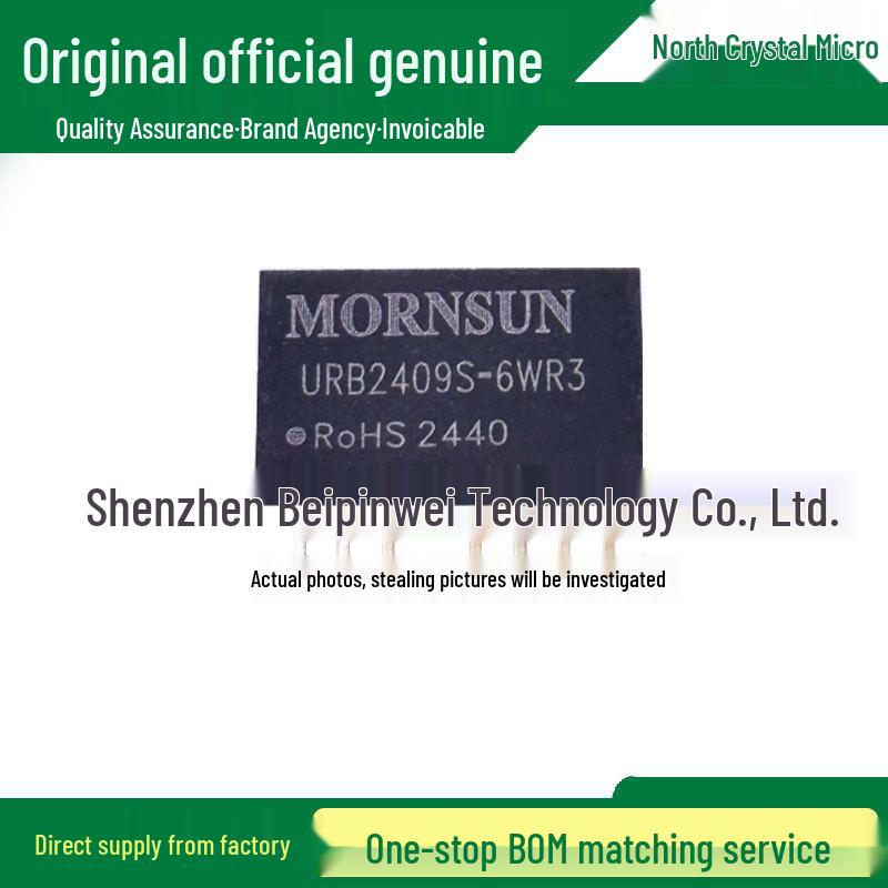 

URB2409S-6WR3 6W 24V-to-9V DC/DC Isolated Regulated Power Module DIP