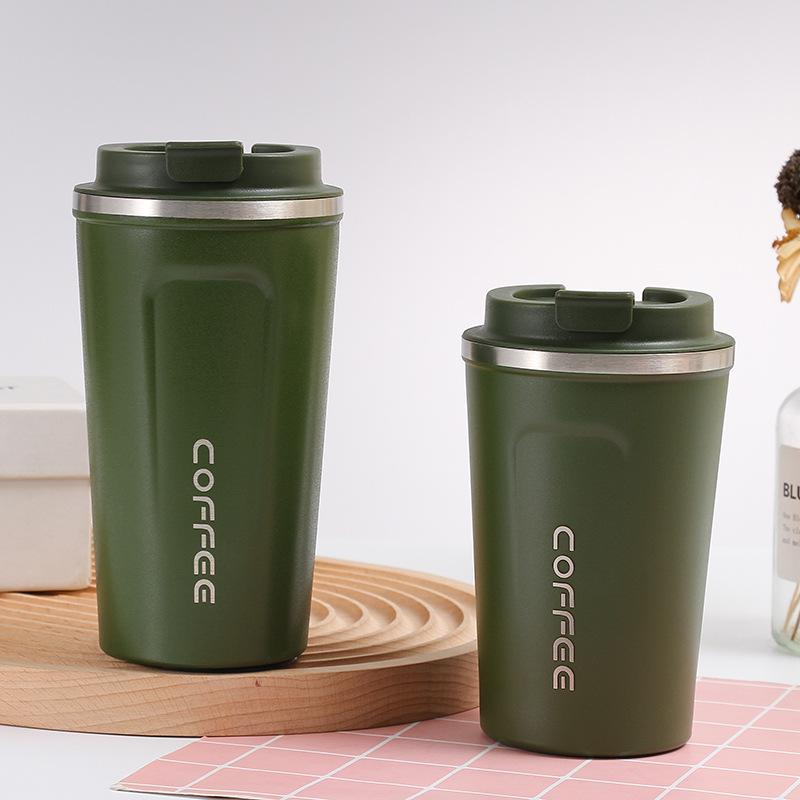 380ml/510ml Stainless Steel Coffee Cup Travel Thermal Mug Leak-Proof Thermos Bottle Tea Coffee Mug Vacuum Flask Insulated Cups