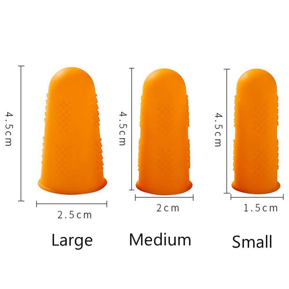 Anti-slip Silicone Heat Resistant High Temperature Resistant Anti-cut Fingers Cover Kitchen Tools Finger Protector Finger Caps
