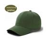Berretto da Baseball in Lana Verde a Sei Pannelli con Logo Stampato - Cappello da Sole Sportivo Unisex