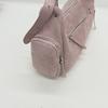 PU Suede Hobo Bag Women's Fashion Shoulder Tote with Multiple Zip Pockets Casual Everyday Handbag
