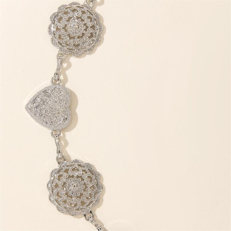 Belly Chain for Dress Cowboy Waist Chain Flower Heart Women Waist Chain