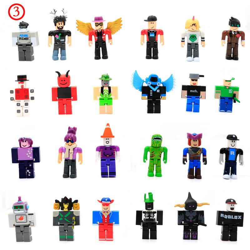 Building Block Figures 24-Piece Anime Game Mini Toy Collectible Set with Accessories