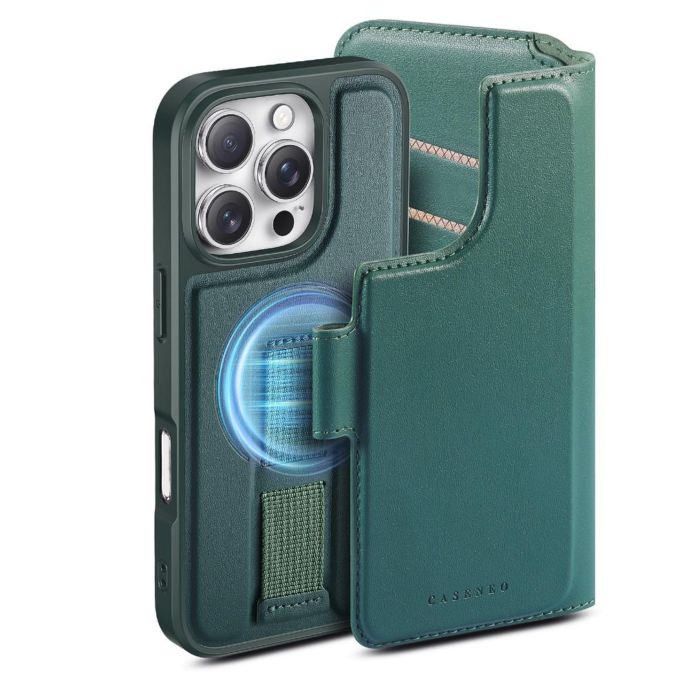 

2 в 1 магнитный кошелек со съемным ремешком на запястье и держателем для карт для iPhone 16 15 14 Plus 13 12 Pro Max кожаный защитный чехол For iPhone 13