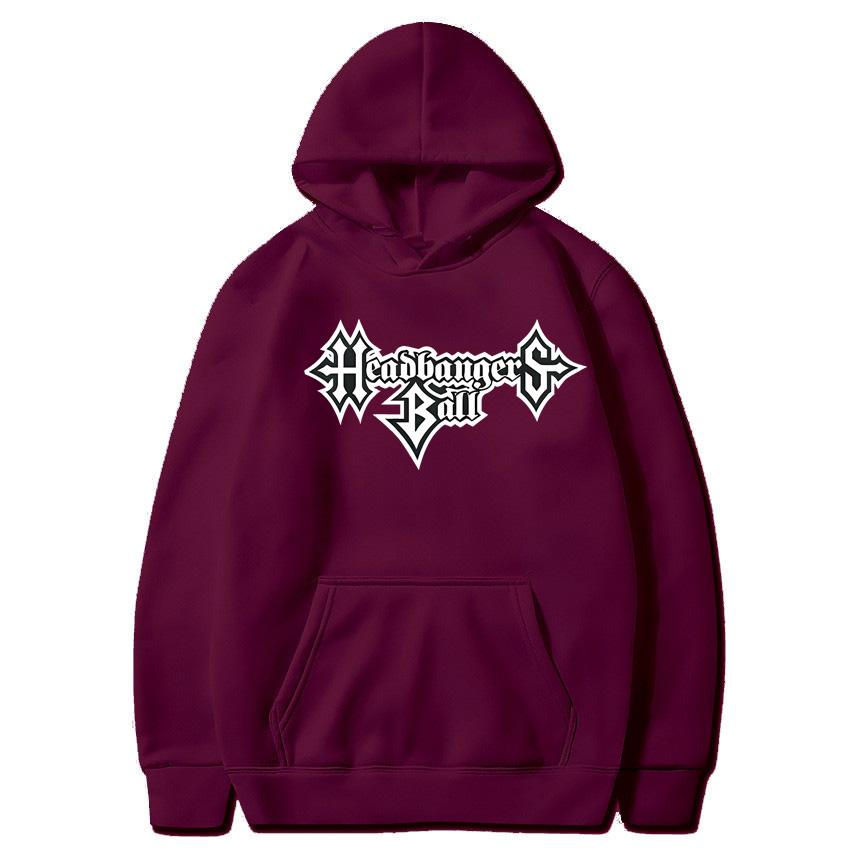 Autumn and winter letter printed college style solid color hoodie, daily casual classic wearing pullover, street warm hoodie