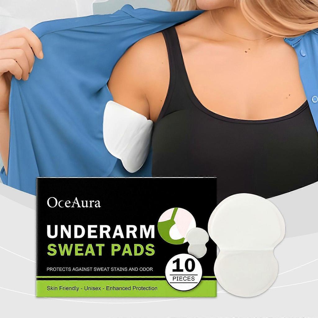 OceAura Underarm Perspiration Absorbant Patch, Breathable, Skin-Friendly, Deodorant, Refreshing, Caring And Nourishing Skin Daily Portable Care