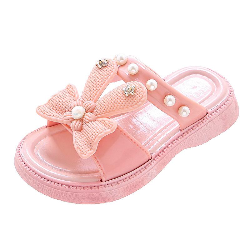 Children's Slippers Girls Small, Medium and Large Children Baby Non-slip Indoor and Outdoor Wear Summer Outdoor Wear Girls Cool Slippers