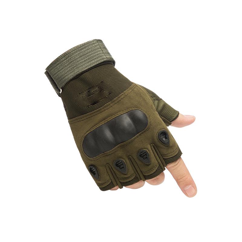 Half-Finger Tactical Gloves for Outdoor Sports, Cycling & Mountaineering – Non-Slip, Wear-Resistant, Fingerless Design
